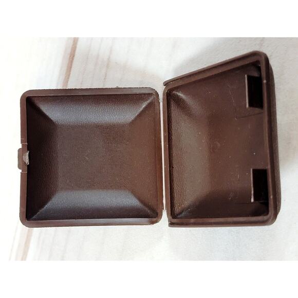 Vintage Seth Thomas Travel Alarm Clock Brown Case Germany READ - Picture 10 of 16